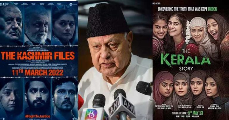 കശ്മീർ ഫയൽസ്,ദി കേരള സ്റ്റോറി പോലെയുള്ള സിനിമകൾ രാജ്യത്തെ വിഭജിക്കുന്നു: ഫാറൂഖ് അബ്ദുള്ള