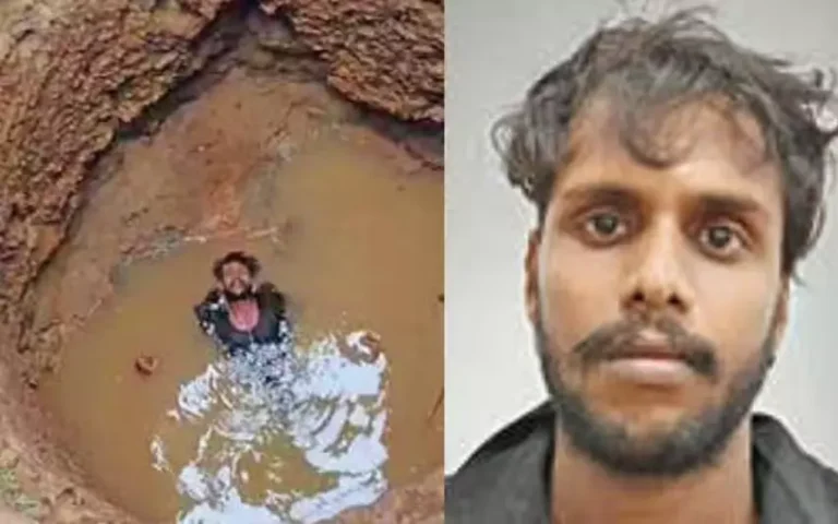 പോലീസിനെ കണ്ട് ഓടിയ കൊലക്കേസ് പ്രതി കിണറ്റിൽ വീണു; പുറത്തെടുത്തത് നാട്ടുകാരുടെ സഹായത്താൽ, അറസ്റ്റ്