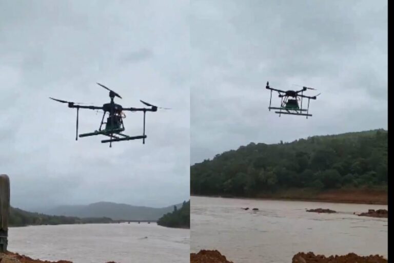 ദൗത്യം അന്തിമഘട്ടത്തില്‍,ഡ്രോൺ ഉപയോഗിച്ച് പുഴയിൽ പരിശോധന നടത്തി; ലോറിയുടെ കൃത്യമായ സ്ഥാനം തിരിച്ചറിഞ്ഞു