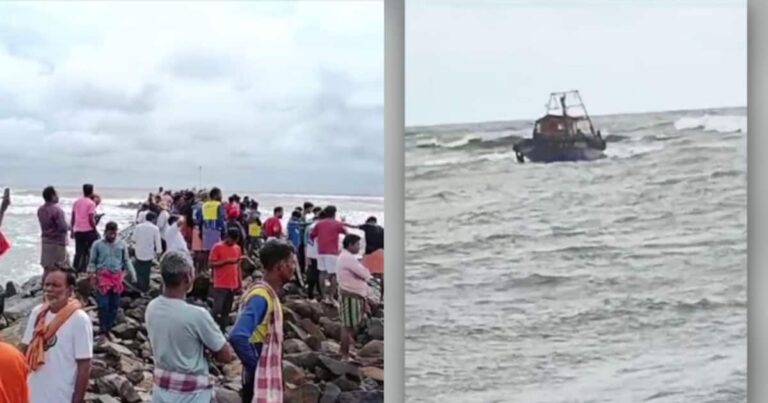 കാസര്‍കോട് മത്സ്യബന്ധന ബോട്ട് മറിഞ്ഞ് അപകടം; ഒരാള്‍ മരിച്ചു, ഒരാളെ കാണാനില്ല, 35 പേരെ രക്ഷപ്പെടുത്തി