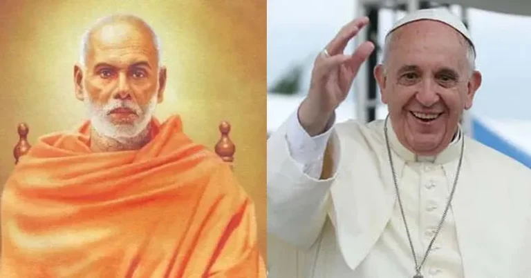 മനുഷ്യരെല്ലാവരും ഒരു കുടുംബമെന്ന ശ്രീനാരായണ ഗുരുവിന്റെ സന്ദേശം  ഏറെ പ്രസക്തം; മാർപാപ്പ