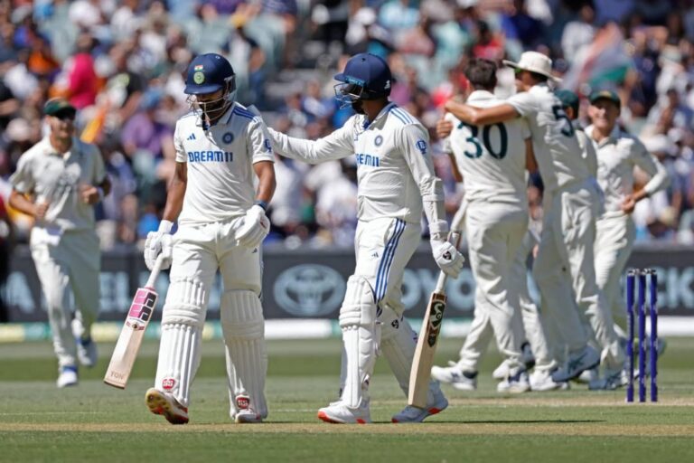 India Vs Australia: പെര്‍ത്തിലെ അടിയ്ക്ക് അഡലെയ്ഡില്‍ തിരിച്ചടി! ഓസീസിനെതിരായ രണ്ടാം ടെസ്റ്റിൽ ഇന്ത്യയ്ക്ക് ദയനീയ തോൽവി