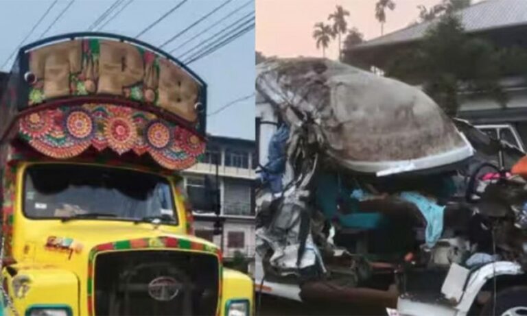 അങ്കമാലിയിൽ തടിലോറിയും ട്രാവലറും കൂട്ടിയിടിച്ച് അപകടം; ഒരാൾ മരിച്ചു