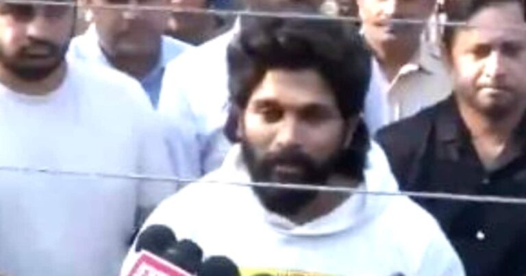 'ഞാന്‍ ഒരു തെറ്റും ചെയ്‍തിട്ടില്ല'; ജയില്‍മോചിതനായ ശേഷം അല്ലു അര്‍ജുന്‍റെ ആദ്യ പ്രതികരണം