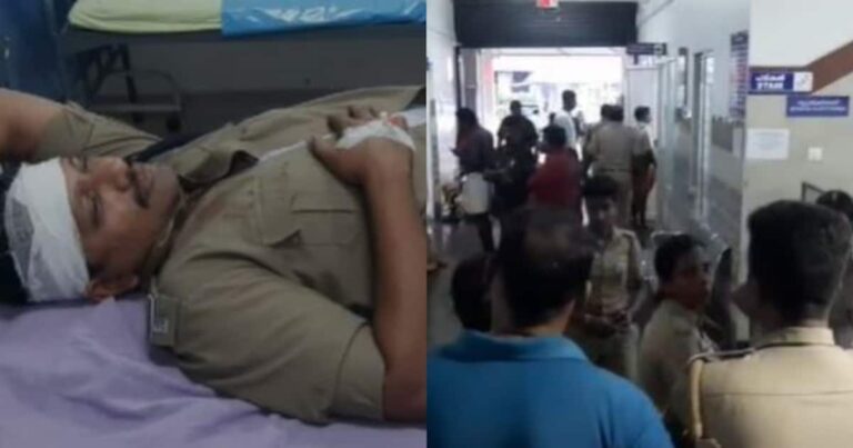 ഭാര്യയെ ഡോക്ടറെ കാണിക്കാനെത്തിയ യുവാവ് ജീവനക്കാരെ അസഭ്യം പറഞ്ഞു, പൊലീസുകാരെ ആക്രമിച്ചു; എഎസ്ഐക്ക് പരിക്ക്