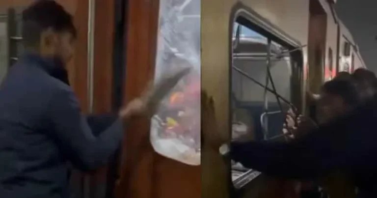 തിരക്ക് മൂലം വാതില്‍ അകത്തുനിന്ന് പൂട്ടി; അന്ത്യോദയ എക്സ്പ്രസിന്റെ ജനല്‍ തകര്‍ത്ത് യാത്രക്കാര്‍