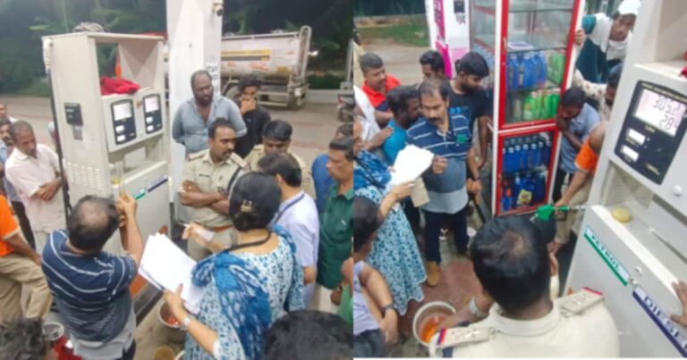 500 രൂപയ്ക്ക് ഇന്ധനം അടിച്ചു,രോഗിയുമായി ഓട്ടംപോയ ആംബുലന്‍സ് പാതിവഴിയില്‍ നിന്നു,വിഴിഞ്ഞത്ത് പ്രതിഷേധത്തിനൊടുവില്‍ പമ്പ് പൂട്ടിച്ചു