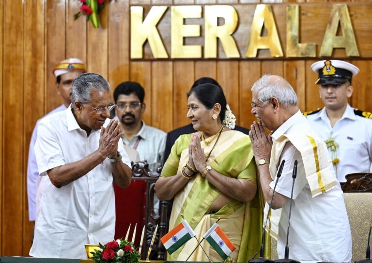 കേരള ഗവര്‍ണറായി രാജേന്ദ്ര വിശ്വനാഥ് അര്‍ലേകര്‍ സത്യപ്രതിജ്ഞ ചെയ്തു