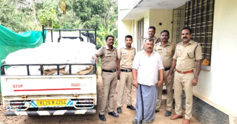 സ്കൂളിനടുത്തുള്ള വാടക വീട്, ഉള്ളിൽ നടക്കുന്നത് വേറെ, 50 ചാക്ക് ഹാൻസ്; കയ്യോടെ പിടികൂടി പൊലീസ്