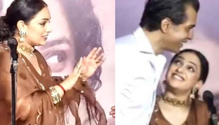 അസുഖം പറഞ്ഞ് അസിസ്റ്റന്റിന് കൈ കൊടുത്തില്ല, നടൻമാരെ കെട്ടിപ്പിടിച്ചു; നിത്യയ്‌ക്കെതിരെ വിമർശനം