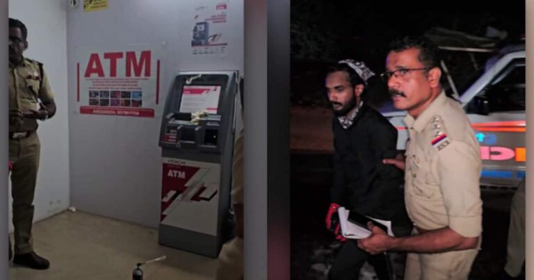 സാമ്പത്തിക ബാധ്യത തീർക്കണം, മറ്റൊന്നും നോക്കിയില്ല; എടിഎം കുത്തിത്തുറക്കാൻ ശ്രമം  പോളി ടെക്നിക് ബിരുദധാരി അറസ്റ്റ്