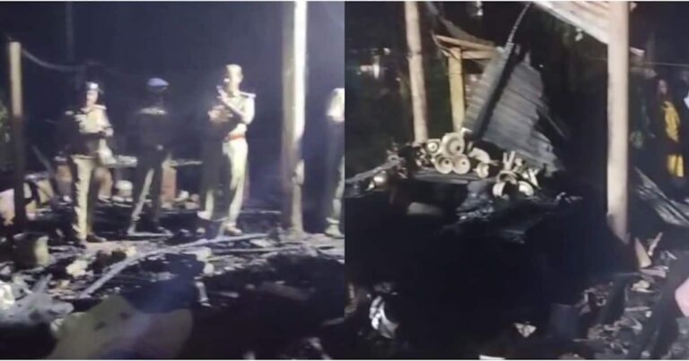 ആലപ്പുഴ മാന്നാറിൽ വീടിനു തീ പിടിച്ച് വൃദ്ധ ദമ്പതികൾ മരിച്ചു; മകനെ കാണാനില്ല, ദുരൂഹത