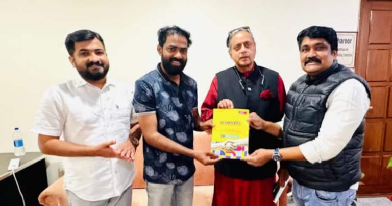 ഡിവൈഎഫ്ഐ സ്റ്റാര്‍ട്ട് അപ് ഫെസ്റ്റിവലിലേക്ക് ശശിതരൂരിന് ക്ഷണം,രാഷ്ട്രീയ ലക്ഷ്യമില്ലെന്ന് ഡിവൈഎഫ്ഐ