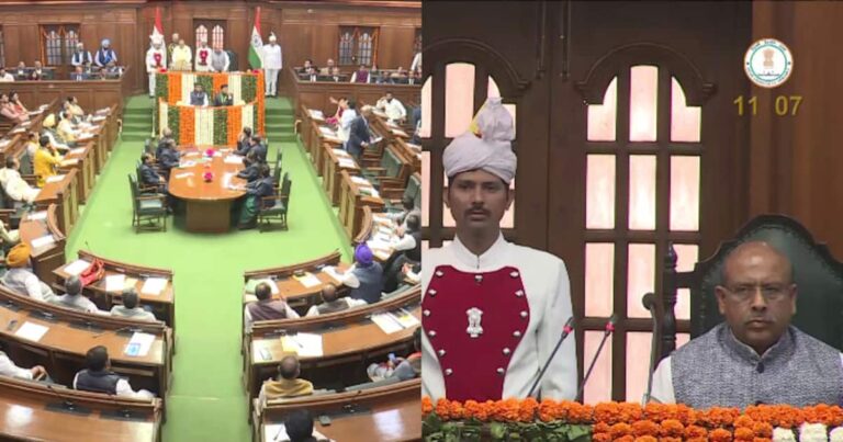 ഡല്‍ഹി നിയമസഭയിൽ നാടകീയ രംഗങ്ങൾ; അതിഷി അടക്കം 21 എഎപി എംഎൽഎമാരെ മൂന്ന് ദിവസത്തേക്ക് പുറത്താക്കി