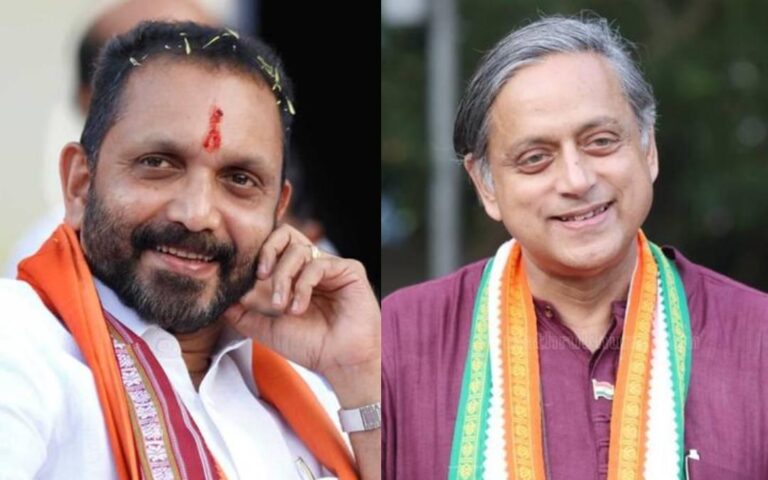 'മറ്റു കോൺ​ഗ്രസുകാരിൽനിന്ന് വ്യത്യസ്തൻ, നിലപാട് പ്രശംസനീയം', തരൂരിനെ പുകഴ്ത്തി കെ.സുരേന്ദ്രൻ
