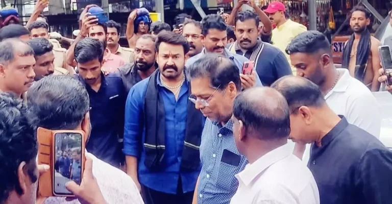 എമ്പുരാൻ റിലീസിന് മുമ്പ്  ശബരിമലയിൽ ദര്‍ശനം നടത്തി മോഹന്‍ലാല്‍