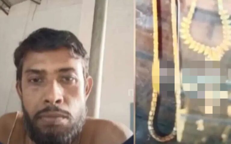 തിരുവാഭരണം മോഷ്ടിച്ച് കടന്നു,കീഴ്ശാന്തി അറസ്റ്റില്‍; സ്വര്‍ണ്ണം ബാങ്കില്‍ പണയംവെച്ചു
