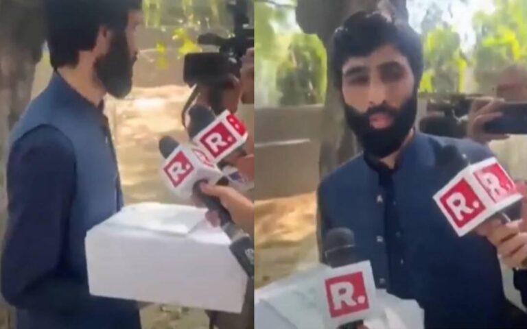 രാജ്യം വിതുമ്പുന്നതിനിടെ ഡല്‍ഹിയിലെ പാക് ഹൈക്കമ്മിഷനിലേക്ക് കേക്കുമായി ജീവനക്കാരൻ; ആഘോഷം എന്തെന്ന ചോദ്യത്തിന് മറുപടിയില്ല, പ്രതിഷേധം