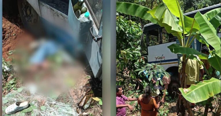 നേര്യമംഗലത്ത് കെ.എസ്.ആര്‍.ടി.സി ബസ് മറിഞ്ഞ് പെൺകുട്ടി മരിച്ചു