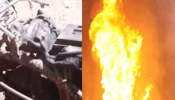 ഓടിക്കൊണ്ടിരിക്കെ പുക ഉയർന്നു; വണ്ടി നിർത്തിയതും തീആളിക്കത്തി; കണ്ണൂരിൽ ഇലക്ട്രിക് സ്‌കൂട്ട‍ർ കത്തിയെരിഞ്ഞു; യാത്രക്കാരൻ രക്ഷപ്പെട്ടത് തലനാരിഴയ്ക്ക്
