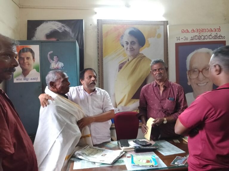 ചന്തക്കടവിന്റെ സ്നേഹാദരവുകൾ ഏറ്റുവാങ്ങി ‘എം ജി ആർ’ പടിയിറങ്ങി