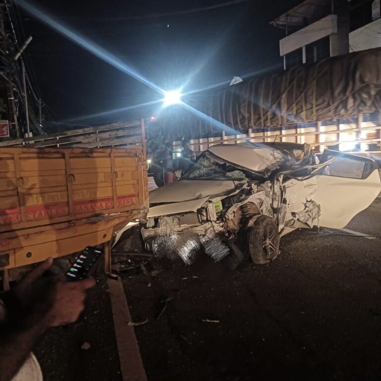 ഏറ്റുമാനൂരിൽ നിയന്ത്രണം വിട്ട കാറും മിനിലോറിയും കൂട്ടിയിടിച്ച് ഒരാൾ മരിച്ചു