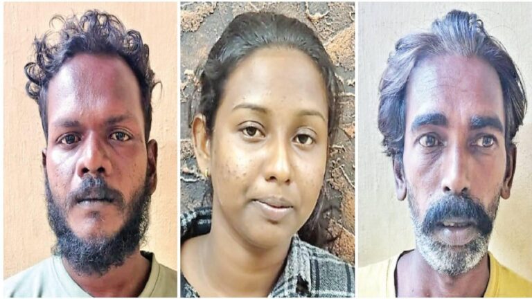 പ്രണയംനടിച്ച് വിളിച്ചുവരുത്തി, യുവാവിന്റെ മാലയും ഫോണും കവര്‍ന്നു; ദമ്പതികളും സുഹൃത്തും അറസ്റ്റില്‍ 