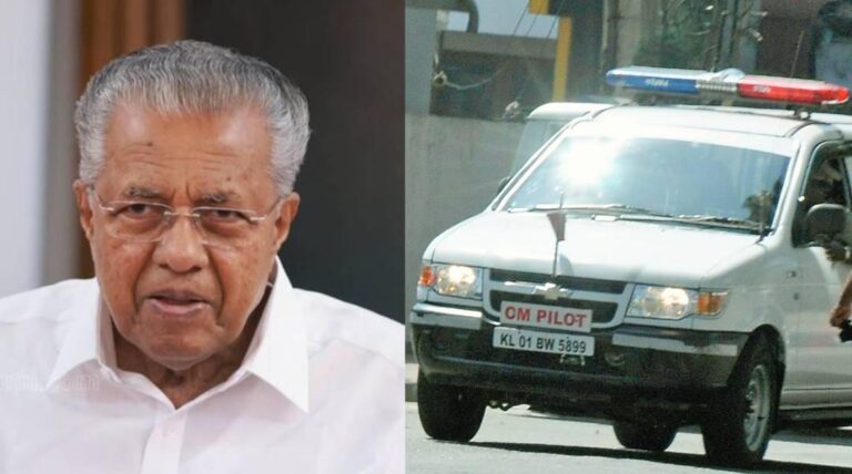 മുഖ്യമന്ത്രിയുടെ വാഹനവ്യൂഹത്തെ പിന്തുടർന്നു, 5 പേർ അറസ്റ്റിൽ; കാറിന് നമ്പറില്ല, ഉള്ളിൽ വാക്കിടോക്കി