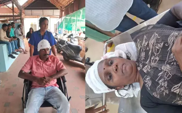 കൊല്ലം റെയിൽവേസ്റ്റേഷനിൽ നിർമാണ പ്രവൃത്തിക്കിടെ കമ്പി തലയിൽ വീണു; 2 യാത്രക്കാർക്ക് ഗുരുതര പരിക്ക്