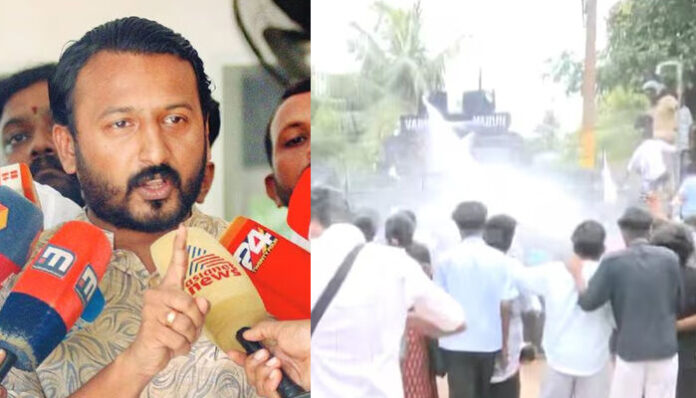 'രാഹുല്‍ മാങ്കൂട്ടത്തില്‍ പാലക്കാടിന്റെ മണ്ണില്‍ കാല് കുത്തരുത്'; എംഎല്‍എയുടെ രാജി ആവശ്യപ്പെട്ട് ഓഫീസിനുമുന്നില്‍ എസ്എഫ്ഐ പ്രതിഷേധം; ബാരിക്കേഡ് മറികടന്ന് പ്രവര്‍ത്തകര്‍; ജലപീരങ്കി പ്രയോഗിച്ച് പോലീസ്