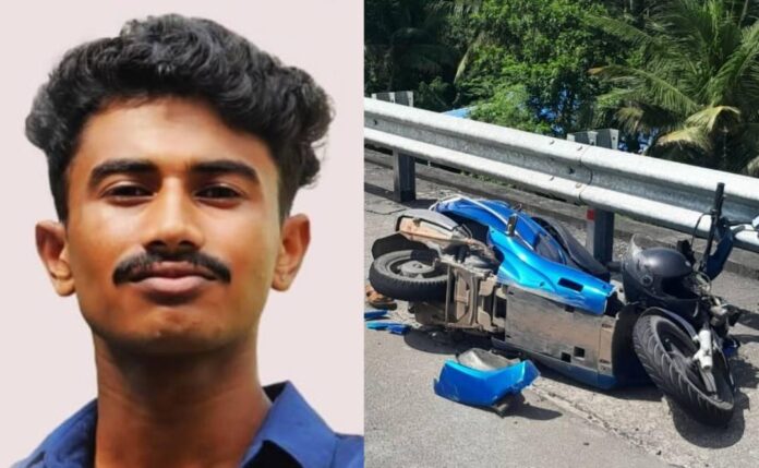 തിരുവനന്തപുരത്ത് നിയന്ത്രണംവിട്ട സ്‌കൂട്ടര്‍ ലോറിയിലിടിച്ച് ഐ.ടി.ഐ വിദ്യാർഥിക്ക് ദാരുണാന്ത്യം