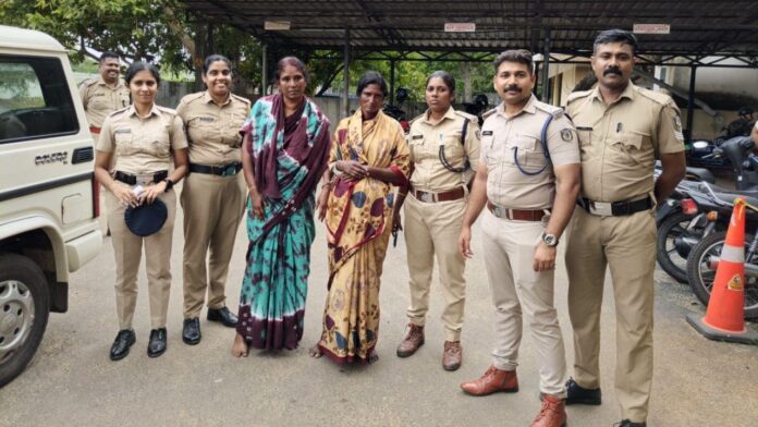 വെട്ടുകാട് പളളിയില്‍വെച്ച് സ്ത്രീയുടെ മാല മോഷ്ടിച്ചു; തമിഴ്നാട് സ്വദേശികളായ സഹോദരിമാര്‍ അറസ്റ്റില്‍ 