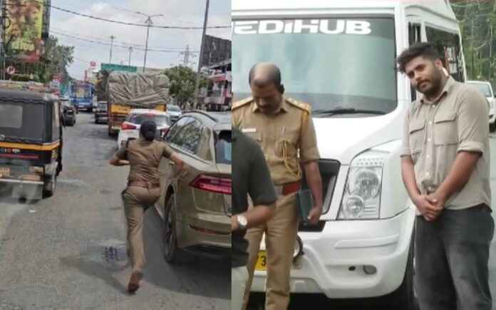 പോലീസുകാരി വഴിയൊരുക്കിയത് വെറുതെയായി; ആംബുലൻസിൽ രോ​ഗി ഉണ്ടായിരുന്നില്ല, അന്വേഷണത്തിൽ ട്വിസ്റ്റ്