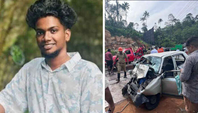 പമ്പ അയ്യപ്പസംഗമത്തില്‍ പങ്കെടുത്തു മടങ്ങിയ ഓര്‍ക്കസ്ട്ര സംഘം അപകടത്തില്‍പ്പെട്ടു; യുവാവ് മരിച്ചു: രണ്ടു പേര്‍ക്ക് പരുക്ക്