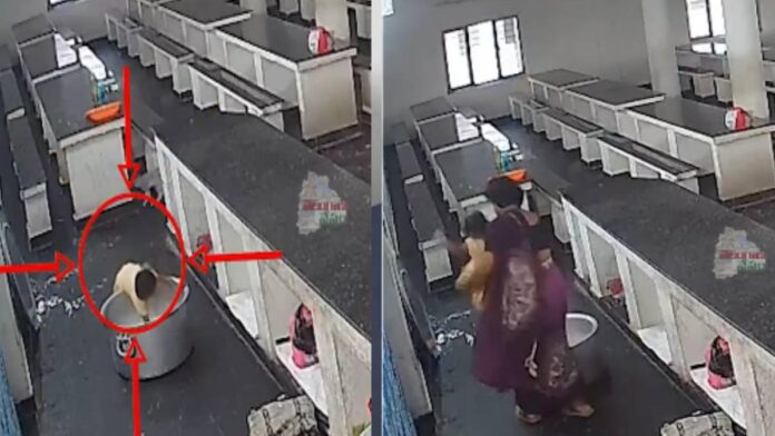 തിളച്ച പാല്‍നിറച്ച ചെമ്പില്‍ വീണ് ഒന്നരവയസ്സുകാരിക്ക് ദാരുണാന്ത്യം; അപകടം അമ്മയ്‌ക്കൊപ്പം സ്‌കൂളിലെത്തിയപ്പോള്‍