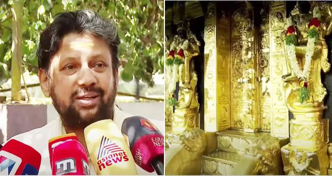 ദ്വാരപാലക ശില്പങ്ങള്‍ അറ്റകുറ്റപ്പണികള്‍ക്കുവേണ്ടി ശബരിമലയ്ക്കു പുറത്തേക്കു കൊണ്ടുപോകാന്‍ അനുമതി നല്‍കിയിരുന്നില്ലെന്ന് തന്ത്രി കണ്ഠര് രാജീവര്; മുരാരി ബാബു പറയുന്നത് പച്ചക്കള്ളമെന്ന് തന്ത്രി