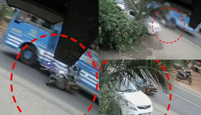 പാഞ്ഞെത്തിയ സ്വകാര്യ ബസ് സ്കൂട്ടറിന് പിന്നിലിടിച്ച് അപകടം; ഉഗ്ര ശബ്ദത്തിൽ നടുക്കം; കോഴിക്കോട് മുക്കത്ത് മൂന്നു വയസുകാരന് ദാരുണാന്ത്യം; വേദനയോടെ ഉറ്റവർ