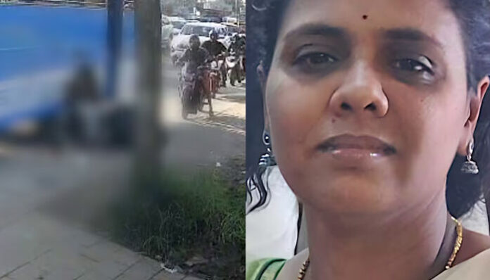 സ്കൂട്ടർ നിയന്ത്രണം വിട്ട് മറിഞ്ഞു; ബസിന്റെ പിൻചക്രം തലയിൽ ഇടിച്ച് യുവതിക്ക് ദാരുണാന്ത്യം; സംഭവം തൃശൂരിൽ