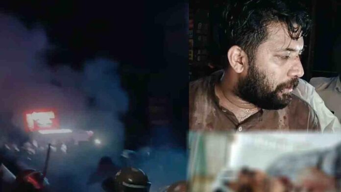 പേരാമ്പ്രയില്‍ സിപിഎം-കോണ്‍ഗ്രസ് സംഘര്‍ഷം; ഷാഫി പറമ്പില്‍ എംപി അടക്കമുള്ളവര്‍ക്ക് പരിക്ക്