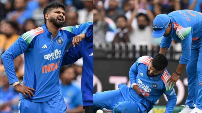 ശ്രേയസ് അയ്യരുടെ പരിക്ക് ഗുരുതരം; ആന്തരിക രക്തസ്രാവത്തെ തുടര്ന്ന് ഐസിയുവില് പ്രവേശിപ്പിച്ചു ശ്രേയസ് അയ്യരുടെ പരിക്ക് ഗുരുതരം; ആന്തരിക രക്തസ്രാവത്തെ തുടര്ന്ന് ഐസിയുവില് പ്രവേശിപ്പിച്ചു