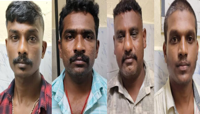 ദേവസ്വം ബോര്‍ഡ് നിശ്ചയിച്ചത് 12,500 രൂപ; ആന്ധ്രാക്കാരനില്‍ നിന്ന് വാങ്ങിയത് 23,000 രൂപ; ഡോളിക്കൊള്ള നടത്തിയ നാലു തൊഴിലാളികളെ അറസ്റ്റ് ചെയ്ത് പമ്പ പോലീസ്