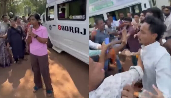 കാസർകോട് ശുചിത്വ മിഷന്റെ ബോധവൽക്കരണ പരിപാടി തടഞ്ഞു; അക്രമം നമസ്കാര സമയത്ത് പരിപാടി അനുവദിക്കില്ലെന്ന പേരിൽ; എസ്.ഡി.പി.ഐ പ്രവര്ത്തകര് അറസ്റ്റില് കാസർകോട് ശുചിത്വ മിഷന്റെ ബോധവൽക്കരണ പരിപാടി തടഞ്ഞു; അക്രമം നമസ്കാര സമയത്ത് പരിപാടി അനുവദിക്കില്ലെന്ന പേരിൽ; എസ്.ഡി.പി.ഐ പ്രവര്ത്തകര് അറസ്റ്റില്