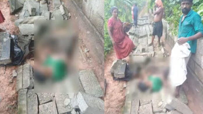 തിരുവനന്തപുരത്ത് കനത്ത മഴയില്‍ മതിലിടിഞ്ഞുവീണു; വൃദ്ധയ്ക്ക് ദാരുണാന്ത്യം