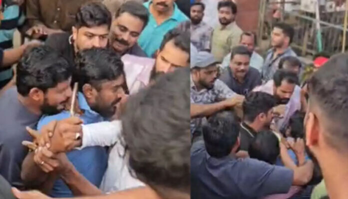 കോഴിക്കോട്ടെ കൊട്ടിക്കലാശം അതിരുവിട്ടു; കത്തിവീശി എൽഡിഎഫ് പ്രവർത്തകർ; ആളുകൾ ചിതറിയോടി; പിന്നിലെ കാരണം വ്യക്തമല്ല; പരാതി നൽകി യുഡിഎഫ് പ്രവർത്തകർ കോഴിക്കോട്ടെ കൊട്ടിക്കലാശം അതിരുവിട്ടു; കത്തിവീശി എൽഡിഎഫ് പ്രവർത്തകർ; ആളുകൾ ചിതറിയോടി; പിന്നിലെ കാരണം വ്യക്തമല്ല; പരാതി നൽകി യുഡിഎഫ് പ്രവർത്തകർ