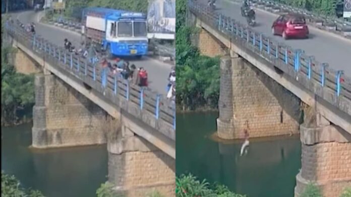 മണ്ഡപത്തിന്‍ കടവ് പാലത്തിൽ നിന്നും ചാടി പ്ലസ്ടു വിദ്യാര്‍ഥിനിയുടെ ആത്മഹത്യാ ശ്രമം, നാട്ടുകാർ പിന്നാലെ ചാടി രക്ഷിച്ചു