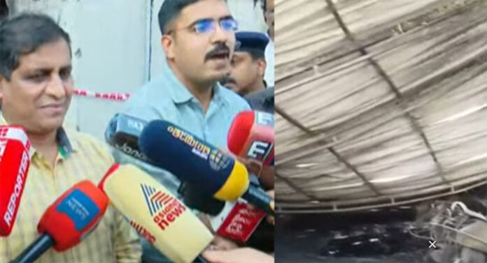 തൃശൂര്‍ റെയില്‍വേ സ്റ്റേഷനിലെ തീപിടിത്തം: ഡിജിപി സ്ഥലത്തെത്തി പരിശോധന നടത്തി; പ്രത്യേക അന്വേഷണ സംഘത്തെ നിയോഗിച്ചു