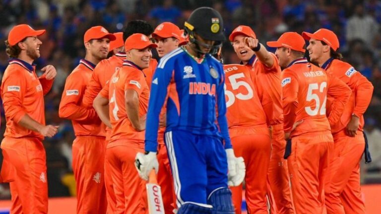 ഹാട്രിക് ‘ഡക്ക്’; നെതർലൻഡ്‌സിനെതിരെയും നിരാശപ്പെടുത്തി അഭിഷേക് ശർമ്മ;സഞ്ജു ഇന്നും പുറത്ത്‌