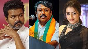 തൃഷയേയും വിജയ്‌യേയും ചേർത്തുള്ള അധിക്ഷേപ പരാമർശം: ഖേദം പ്രകടിപ്പിച്ച് തമിഴ്‌നാട് ബിജെപി അധ്യക്ഷൻ