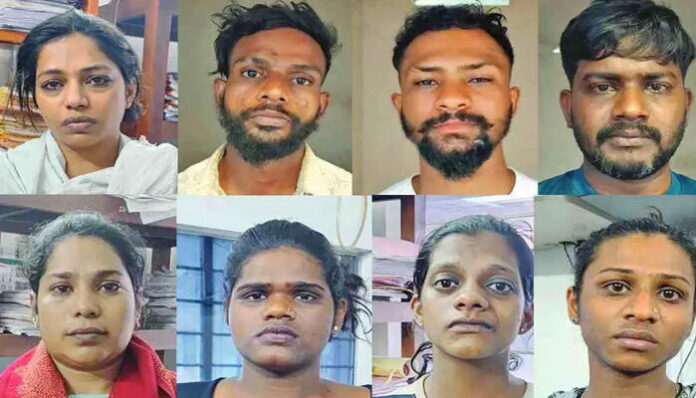 സ്പാ ഉടമയെ വീട്ടില്‍ കെട്ടിയിട്ട് സ്വര്‍ണവും പണവും കവര്‍ന്ന കേസ്; ജീവനക്കാരിയും ട്രാന്‍സ്‌ജെന്‍ഡറുകളും അടക്കം എട്ടുപേര്‍ അറസ്റ്റില്‍