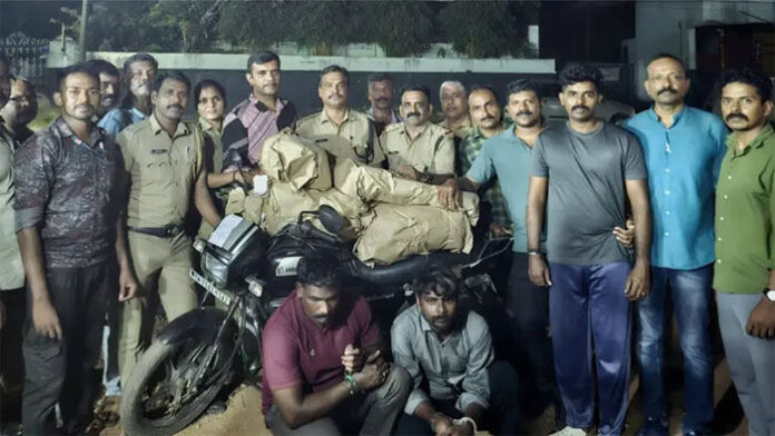 ചെങ്ങന്നൂരില്‍ അരക്കോടിയിലധികം രൂപ വിലവരുന്ന കഞ്ചാവ് പിടികൂടി; രണ്ട് തമിഴ്‌നാട് സ്വദേശികള്‍ പിടിയില്‍